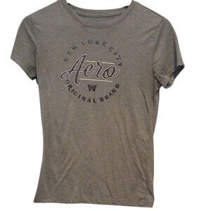 Aeropostale Gray Short Sleeve Tee Women’s Medium